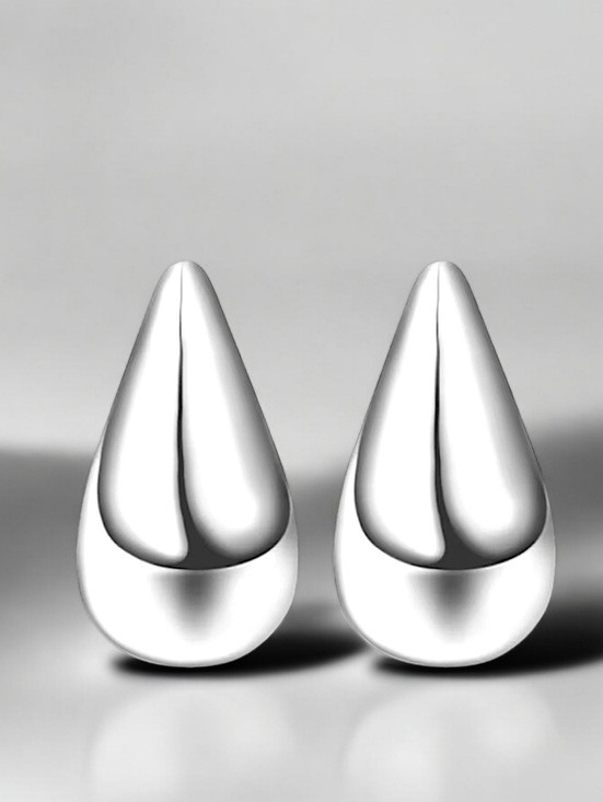 Jewelry - Rhodium over Sterling Silver Tear Drop Earrings